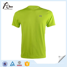 Good Elasticity T-Shirt Mens Polyester Spandex Sportswear